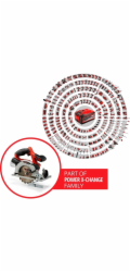 Einhell Power X-Change Akku-Handkreissäge TE-CS 18/150 Li-Solo, 18Volt (rot/schwarz, ohne Akku und Ladegerät)