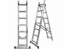 Kombinovaný žebřík Forcekraft 2x7 kroků