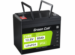 Green Cell Baterie CUBE LiFePO4 80Ah 12,8V 1024Wh lithium-železofosfátová baterie pro obytné vozy, čisticí zařízení, kempování