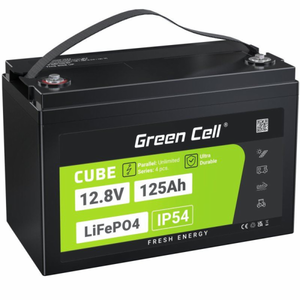 Green Cell CUBE LiFePO4 125Ah 12,8V 1600Wh lithium-železo...