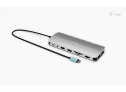 i-tec USB-C Metal Nano 3x Display Dock, 2x HDMI 1x USB-C video, Power Delivery 140W
