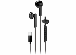 GENIUS headset HS-M366 Black/ černý/ USB-C/ 360°rotační klip