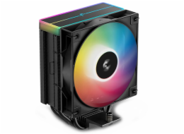 DEEPCOOL chladič AG400 ARGB V2 / 120mm fan ARGB / 4x heatpipes / PWM / pro Intel i AMD / černý