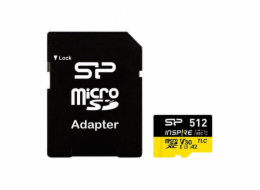 Silicon Power Paměťová karta Inspire 512 GB UHS-I U3 A2 V30 4K TLC microSDXC