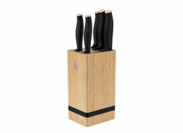 Sada nožů se stojanem BAMBOO 6 ks Black Rose Collection BH-2970