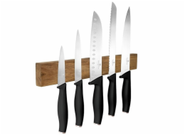 Sada nožů s magnetickým držákem z akátového dřeva 6 ks Black Rose Collection BH-2942