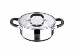 Kastrol s poklicí nerez MIDNIGHT 20 cm 2,3 litru BG-32082-MM