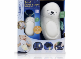 B-Kids Infantino 3v1 noční světlo - Seal