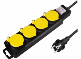 LogiLink LogiLink 4-zásuvková napájecí lišta IP44 1,5m