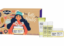 Holika Holika Good Cera Super Ceramide sada hydratační krém na obličej 60 ml + hydratační krém na obličej 20 ml + hydratační emulze 20 ml + pleťová voda 20 ml