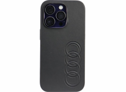 Audi Pouzdro Audi ze syntetické kůže pro iPhone 14 Pro 6.1 černé/černé AU-TPUPCIP14P-TT/D1-BK