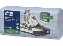 Tork 530279 - Čisticí utěrka z netkané textilie v dílcích, opakovaně použitelná, modrá - 105 kusů
