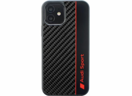 Audi Pouzdro Carbon Fiber pro iPhone 11 / Xr 6.1 černé/černé AUS-TPUPCIP11-R8/D1-BK