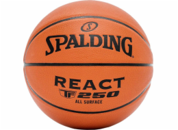 Spalding Basketbalový míč React TF-250 hnědý 76802Z 6