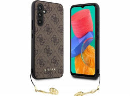 Guess Pouzdro Guess GUHCSA54GF4GBR Samsung Galaxy A54 5G hnědé/hnědé pevné pouzdro 4G Charms Collection