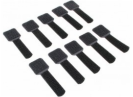 LABEL THE CABLE Organizér na suchý zip, černý, 10 kusů (LTC3110)