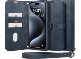 Spigen Peněženka Peněženka S Pro, tmavě modrá - iPhone 15 Pro Max