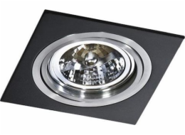 Azzardo Azzardo Siro 1 AZ0769 GM2101BK Stropní svítidlo Oczko, zapuštěné 1X50W AR111 černé + LED žárovka za 1 PLN ZDARMA!