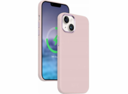 Crong Magnetický kryt Color Cover LUX pro iPhone 15 s magnetem MagSafe růžový
