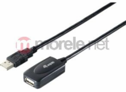 Equip Kabel USB USB-A - USB-A 15 m černý (133311)