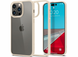 Spigen Crystal Hybrid, pískově béžová - iPhone 14 Pro Max