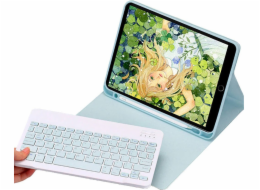 Strado Pouzdro s Bluetooth klávesnicí a držákem na stylus pro Apple iPad 7/8 10.2 2019/2020 (modré) univerzální