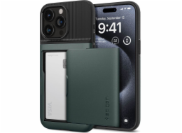Spigen Slim Armor CS, tmavě zelená - iPhone 15 Pro