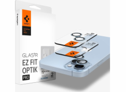 Spigen Spigen Glass TR EZ Fit Optik Pro 2 ks, modré - iPhone 15/15 Plus/14/14 Plus