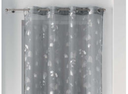Douceur d`Interieur BLOOMY CURTAIN - Šedostříbrná 140x240