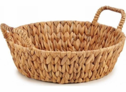 Gift Decor Dárková dekorace na stůl Kovový vodní hyacint s rukojeťmi Přírodní (35,5 x 16,5 x 39 cm)