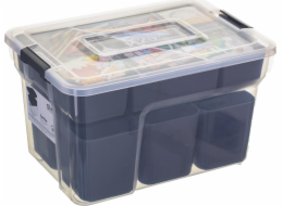 5five Plastová nádoba s víkem Organizér Box
