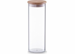 Zeller Zeller, Skleněná nádoba s bambusovým víkem, 1600 ml