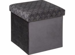 Atmosphera Puf Liam Velvet šedý 38x38 cm