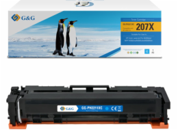 G&G Toner Toner kompatibilní s HP W2211X, NT-PH2211XC, HP 207X, azurová, 2450s
