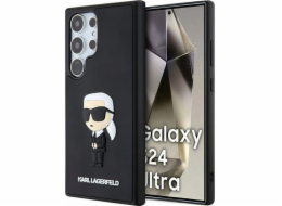 Karl Lagerfeld KARL LAGERFELD SAM S24 ULTRA RUBBER IKONIK KLHCS24L3DRKINK ČERNÝ