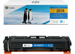 G&G Toner Toner kompatibilní s HP W2211A, NT-PH2211C, HP 207A, azurová, 1250 s