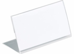Durable Odolný akrylový štítek 52x100mm průhledný, balení po 10 kusech
