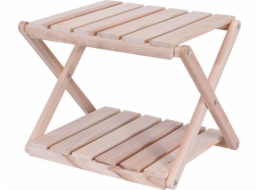 Home Styling Collection Kolekce stylingu pro domácnost Skládací stůl DŘEVĚNÝ nízký stojan na květiny stojan na květináče