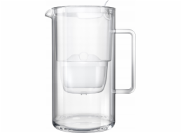 Aquaphor Filtrační konvice Glass 2,5 l BÍLÁ + 1 kartuše Maxfor Plus Mg
