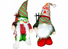 JU-PITER PROMO Vánoční trpaslík 37-47cm (rozkládací nohy) mix cena za 1 ks.