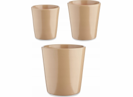 Ibergarden Sada keramických květináčů CONICAL, 3 kusy