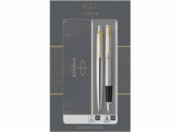 Parker Sada kuličkových per + plnicí pero Jotter Steel GT 2093257
