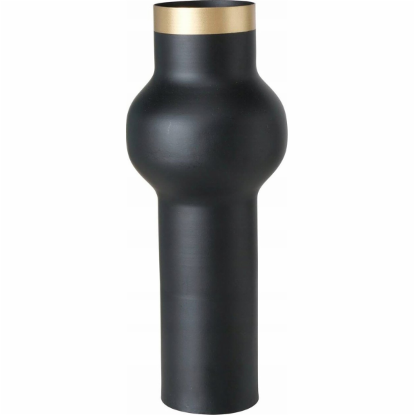 Boltze Váza Black VARNJO se zlatou dekorací, 30 cm