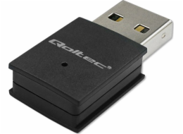 Qoltec Bezdrátový adaptér Ultra rychlý mini WiFi Standard AC | BT 4.0 USB | 600 Mb/s