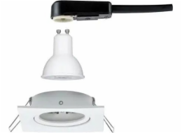 Paulmann Vestavné svítidlo NOVA LED DIM naklápěcí GU10 6,5W 460lm 84x84mm 2700K IP23 230V bílé matné