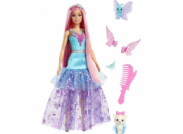 Mattel Barbie Dotek kouzelné filmové panenky se zvířátky (JCW48)