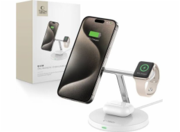 Tech-Protect Nabíječka TECH-PROTECT QI15W-A35 3v1 MAGNETICKÁ BEZDRÁTOVÁ NABÍJEČKA MAGSAFE BÍLÁ