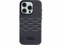 Audi Pouzdro IML MagSafe pro iPhone 15 Pro 6.1 černé/černé pevné pouzdro AU-IMLMIP15P-A6/D3-BK