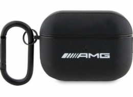 Mercedes Amg Amap2Slwk Airpods Pro 2 (2022/2023) kryt černý/černá kůže s bílým logem