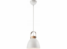 Lamkur Lamkur Danielle 31798 závěsná lampa loft závěsná lampa kovové stínidlo mísa 1x60W E27 béžová/dřevěná